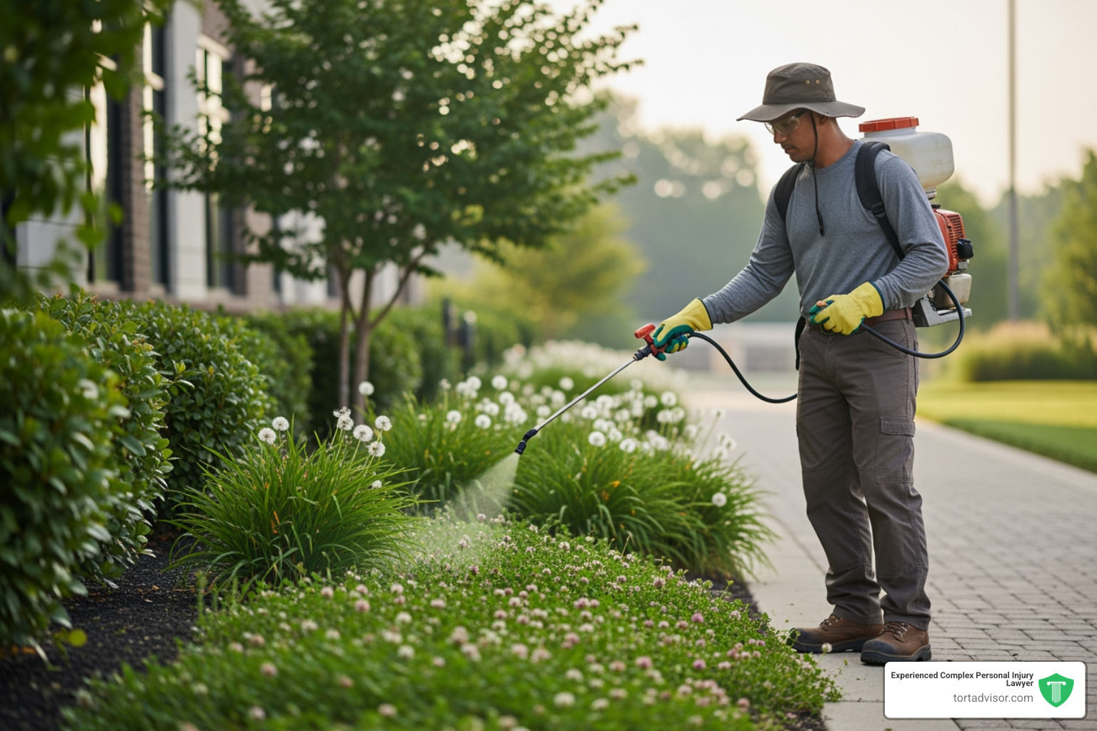 Landscaper spraying weeds - monsanto roundup lawsuits Landscaper spraying weeds - monsanto roundup lawsuits