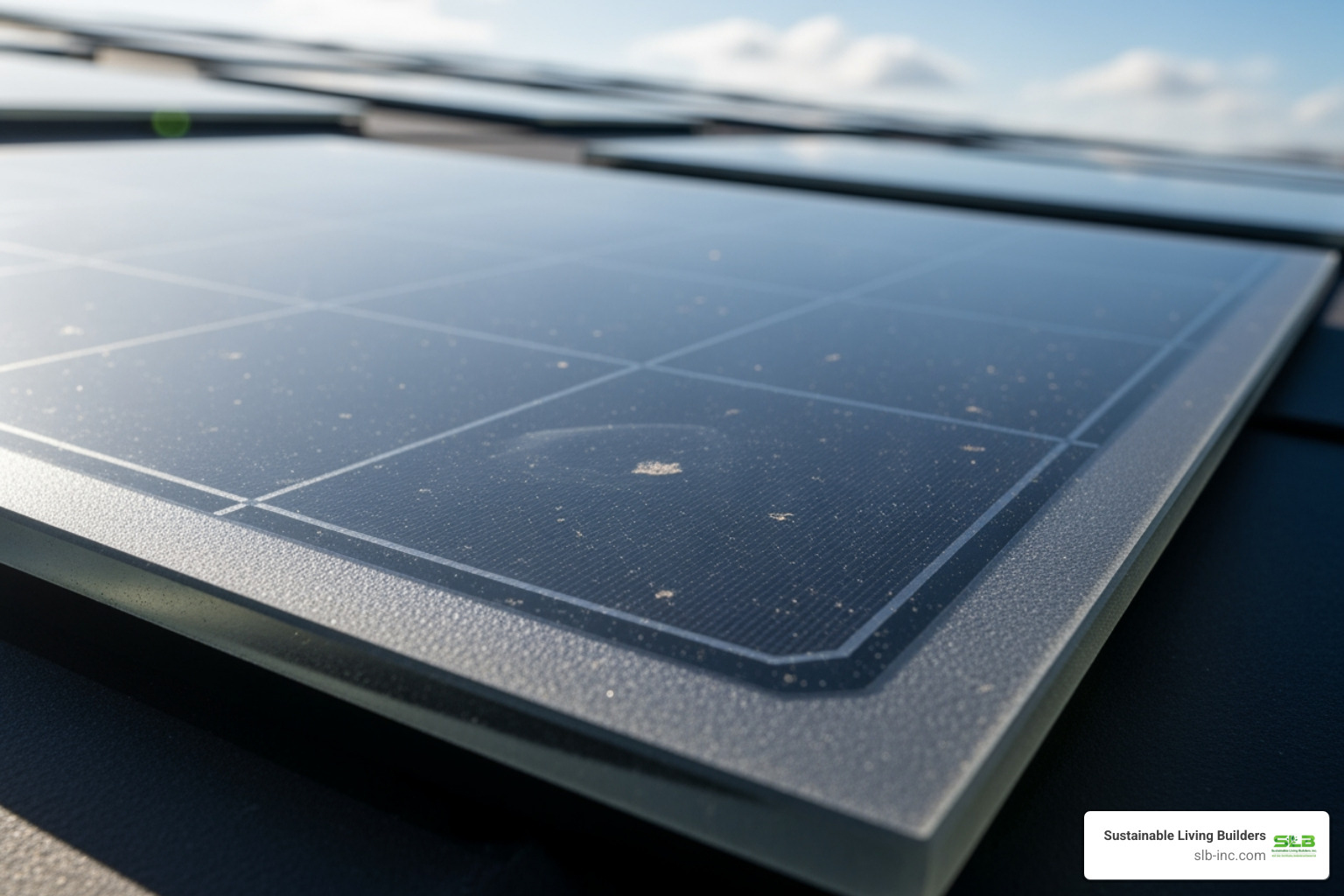 Close-up of a Tesla Solar Roof tile showing its subtle texture - tesla glass tile