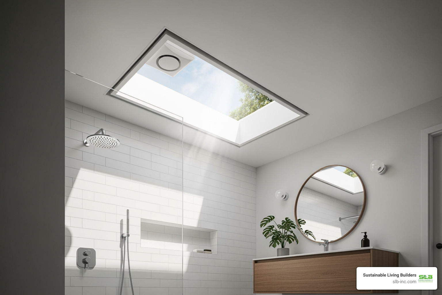 key components of a tubular skylight vent kit installation from roof to ceiling - bathroom skylight with exhaust fan