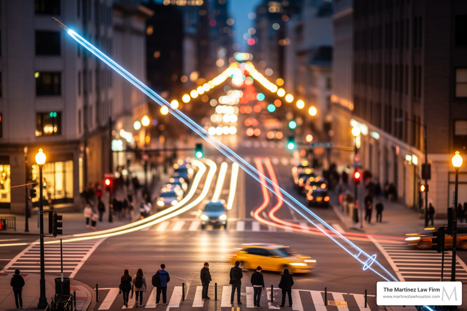 Stray bullet path illustrating danger - deadly conduct texas Stray bullet path illustrating danger - deadly conduct texas