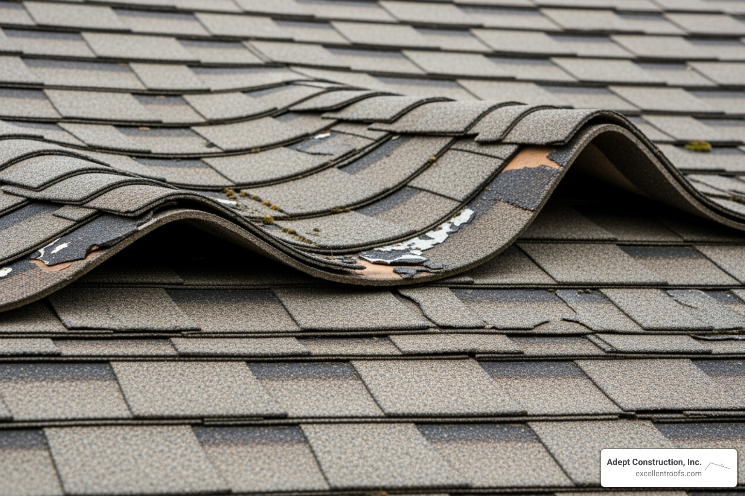 Curled and cracked shingles - cost to tear off and replace shingles