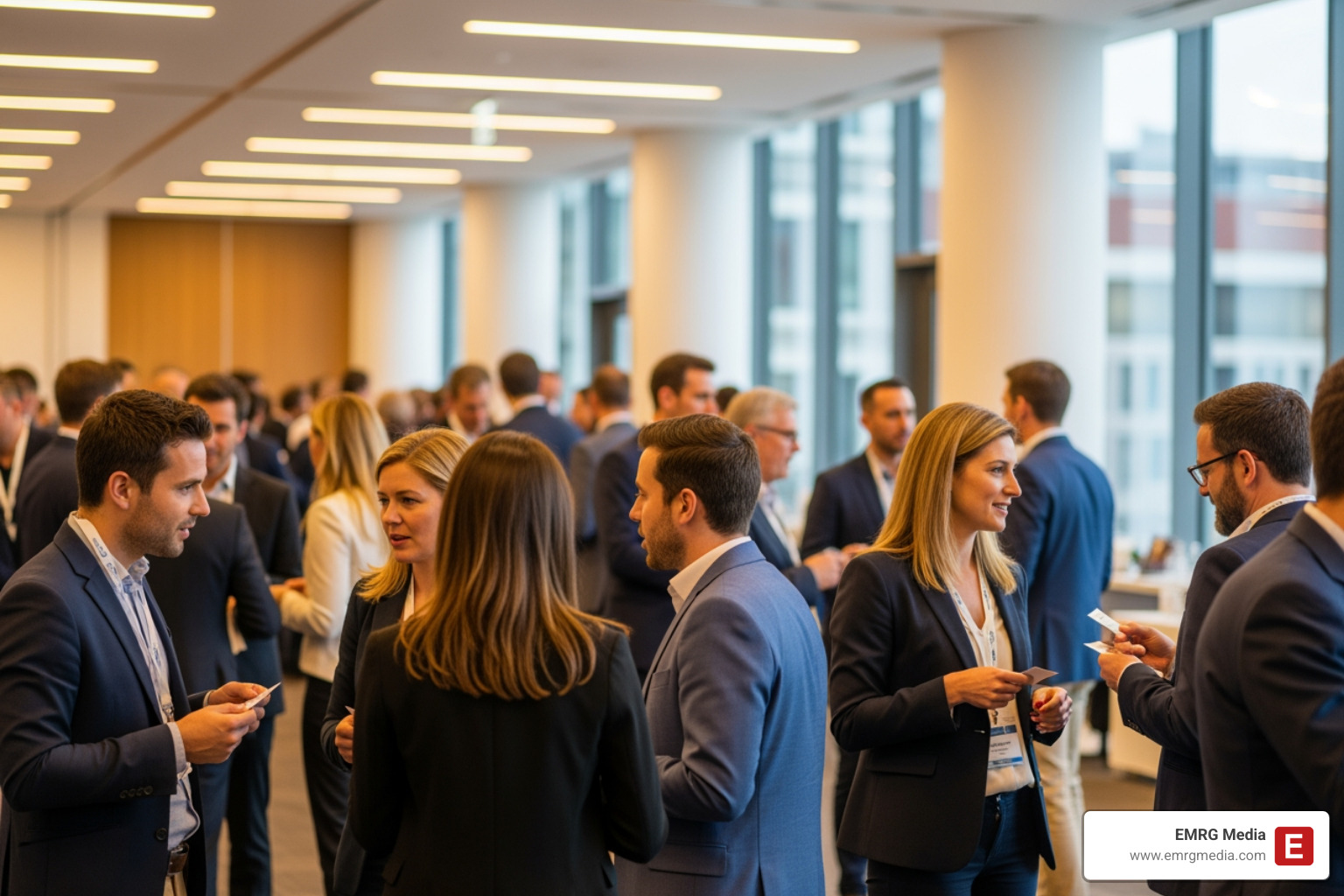 a speed networking session in progress - networking events nyc