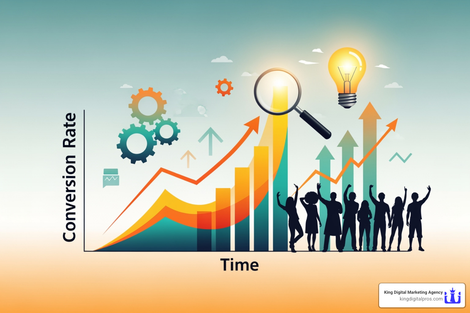 question mark over fluctuating conversion rates graph - Boost conversion rates