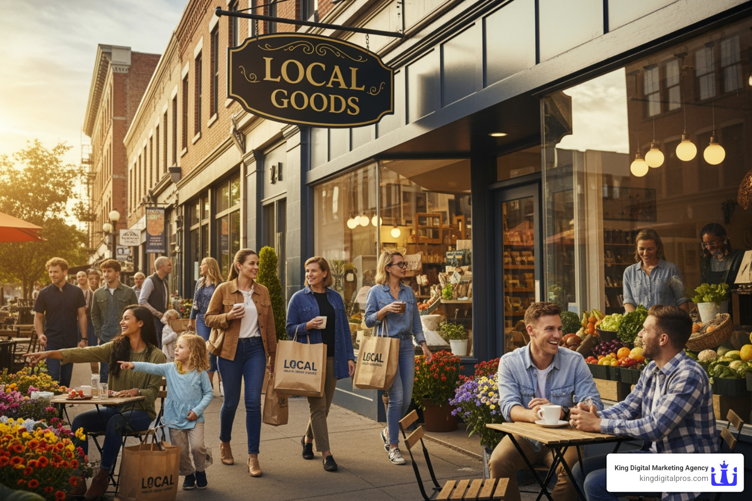 Google search results showing the Local Pack and local ads - attract local customers