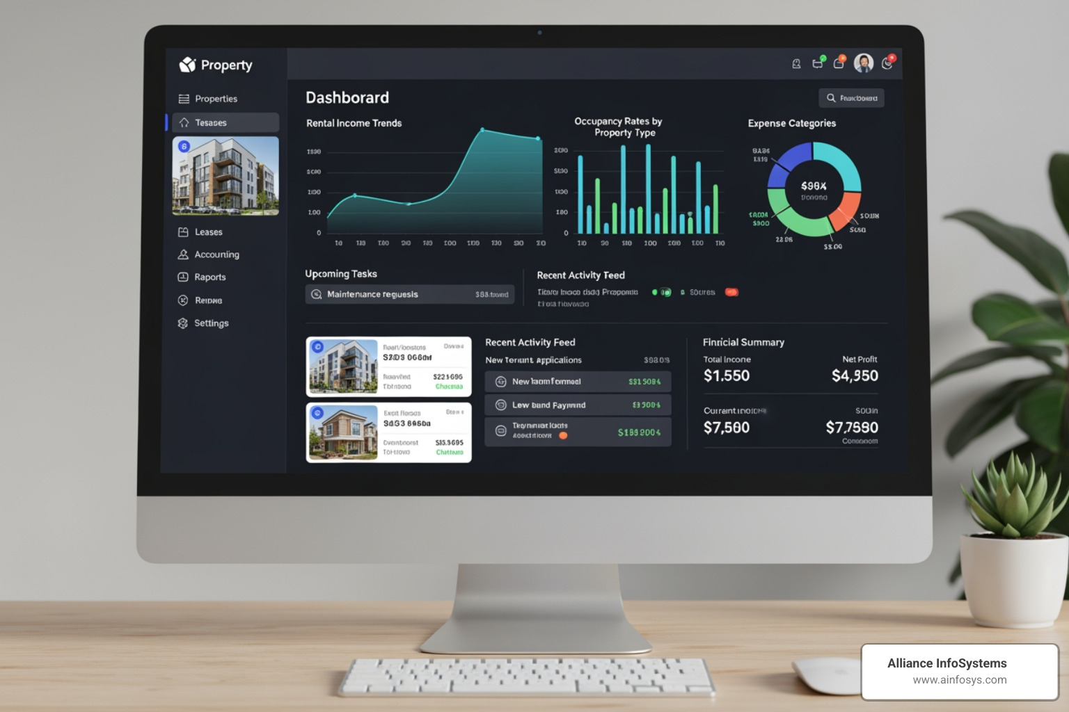 property management software dashboard - IT solutions for real estate property management software dashboard - IT solutions for real estate