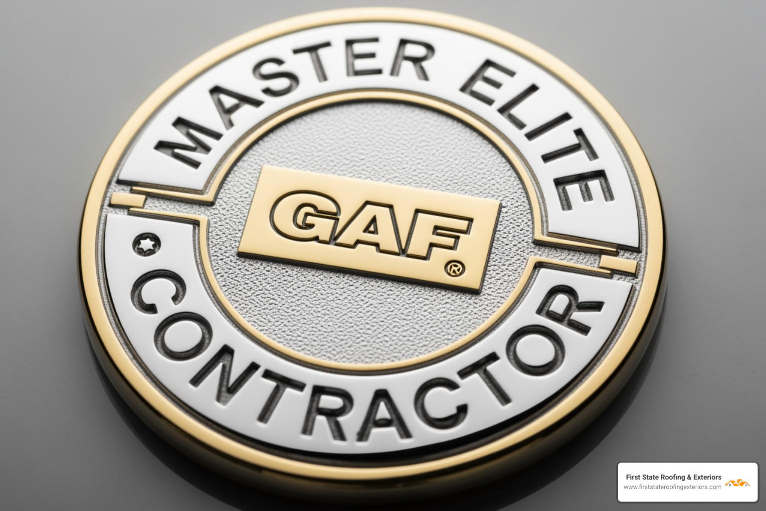GAF Master Elite Contractor badge - roofing contractor seaford GAF Master Elite Contractor badge - roofing contractor seaford