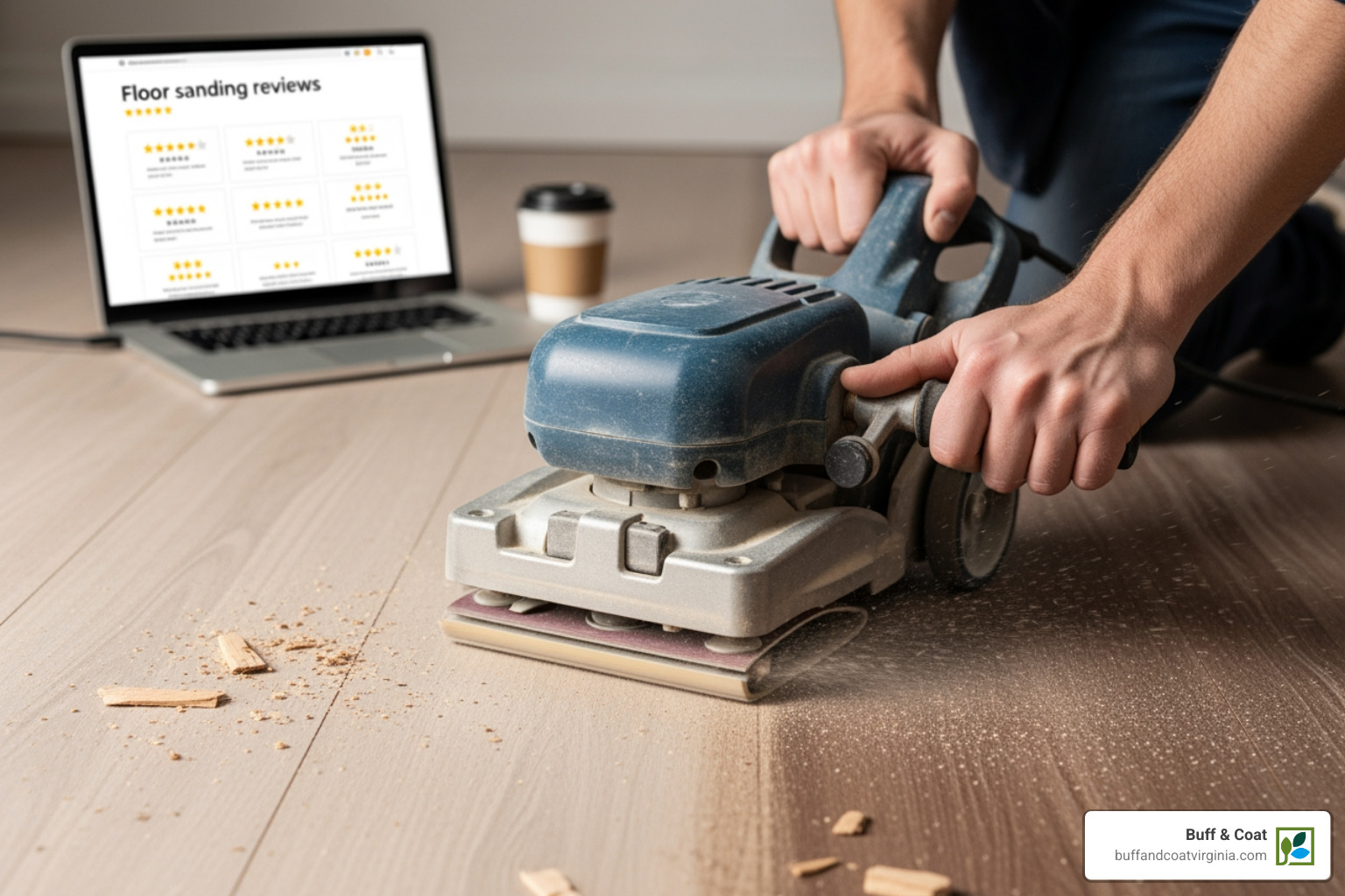 customer leaving 5-star online review on a tablet - floor sanding reviews customer leaving 5-star online review on a tablet - floor sanding reviews