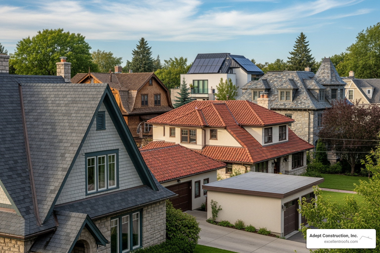 residential roof types - residential roofing estimate