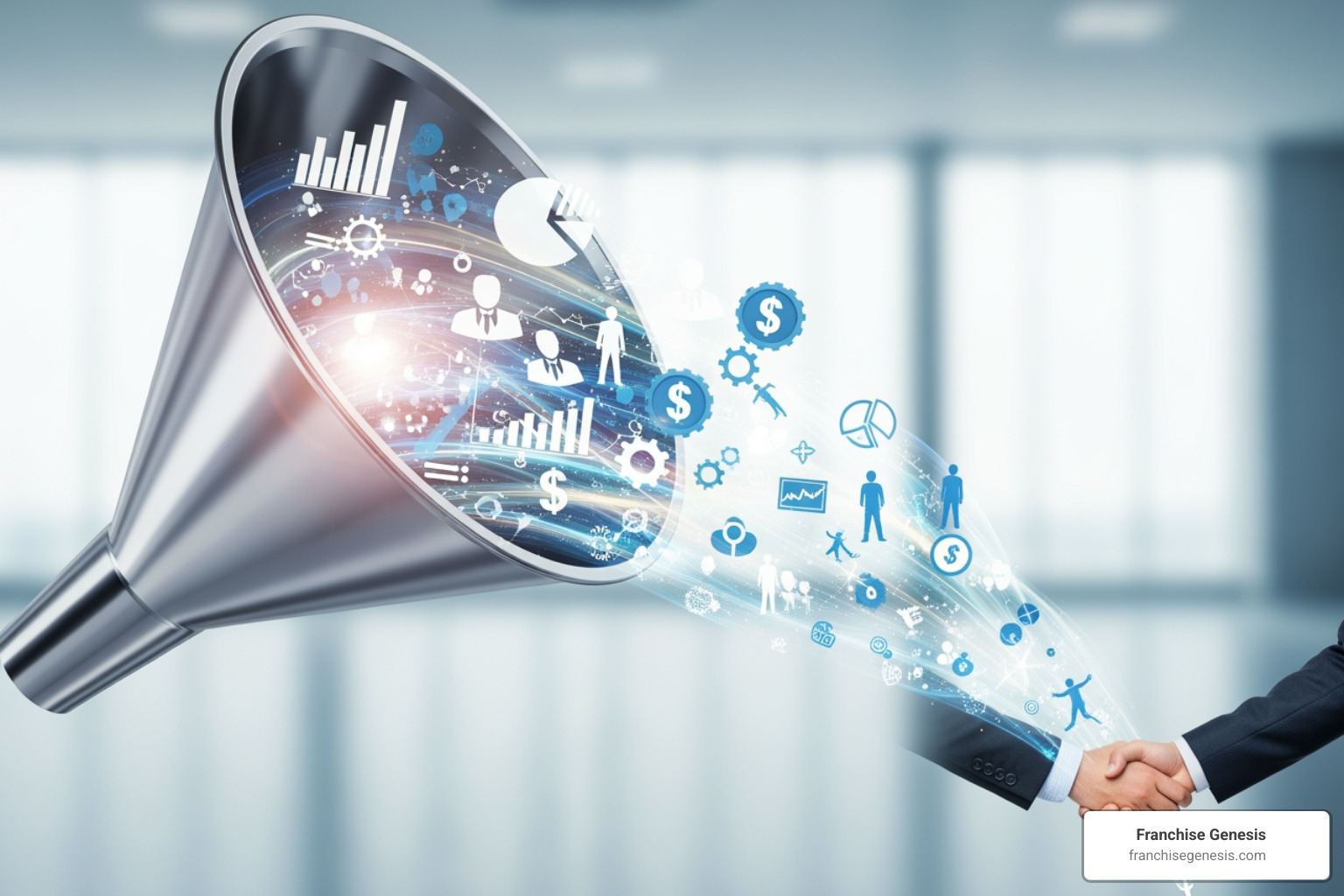 sales funnel for attracting new franchisees - Franchise digital marketing