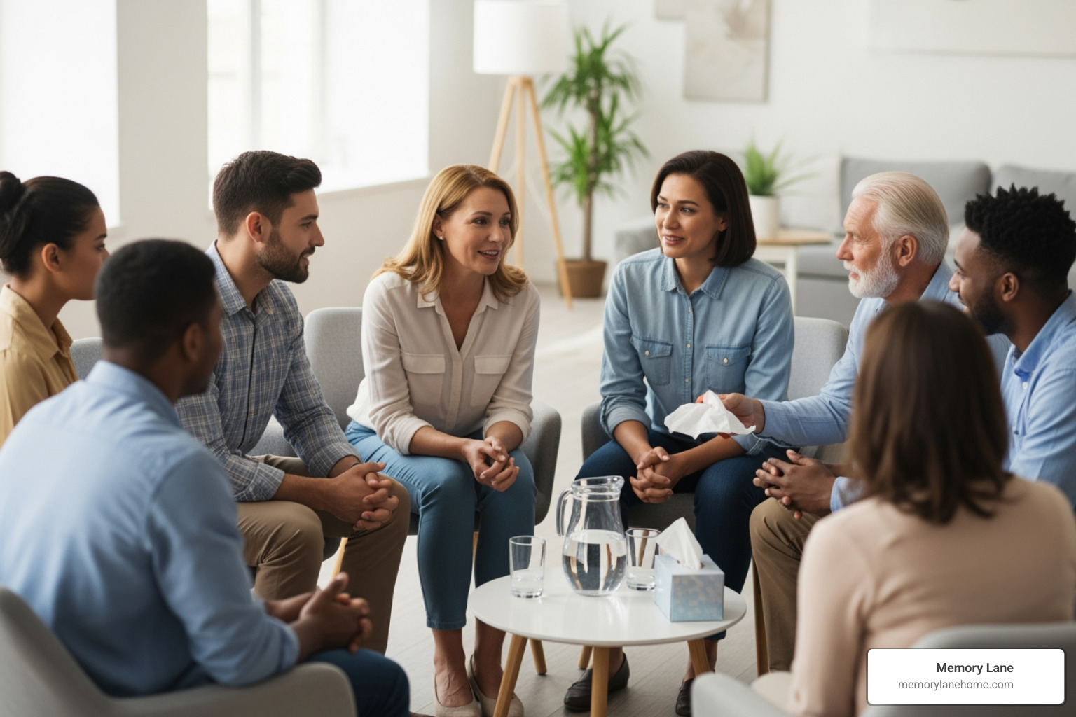 diverse support group meeting - early-stage dementia care diverse support group meeting - early-stage dementia care