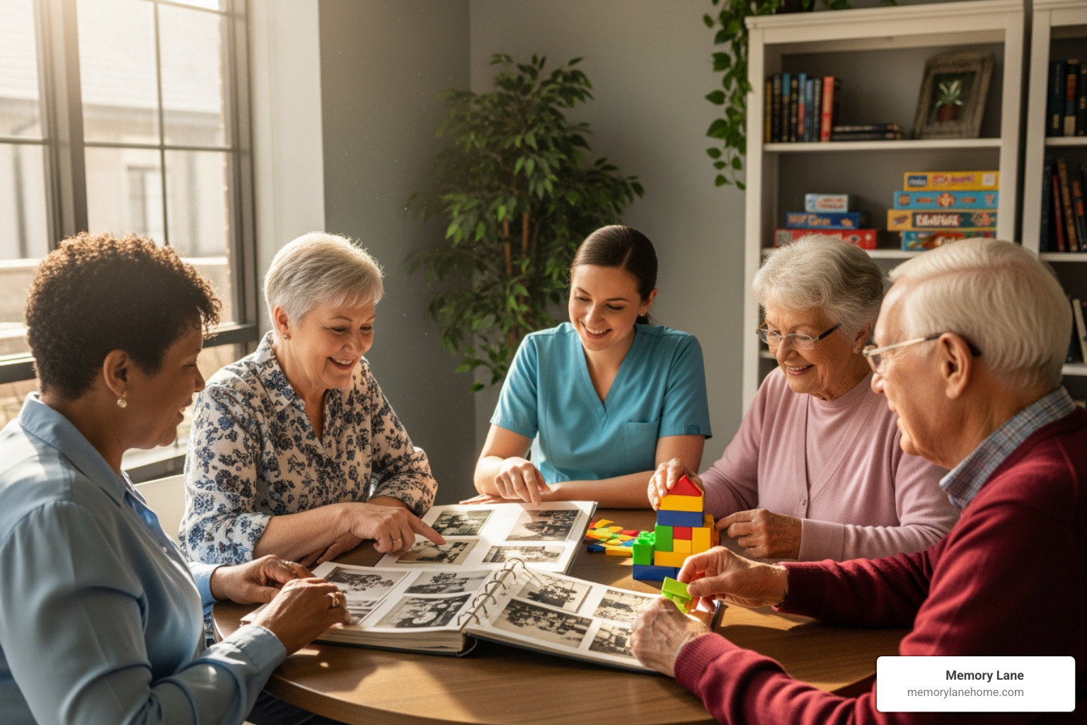 kitchen with labeled cabinets and a large wall calendar - early-stage dementia care kitchen with labeled cabinets and a large wall calendar - early-stage dementia care