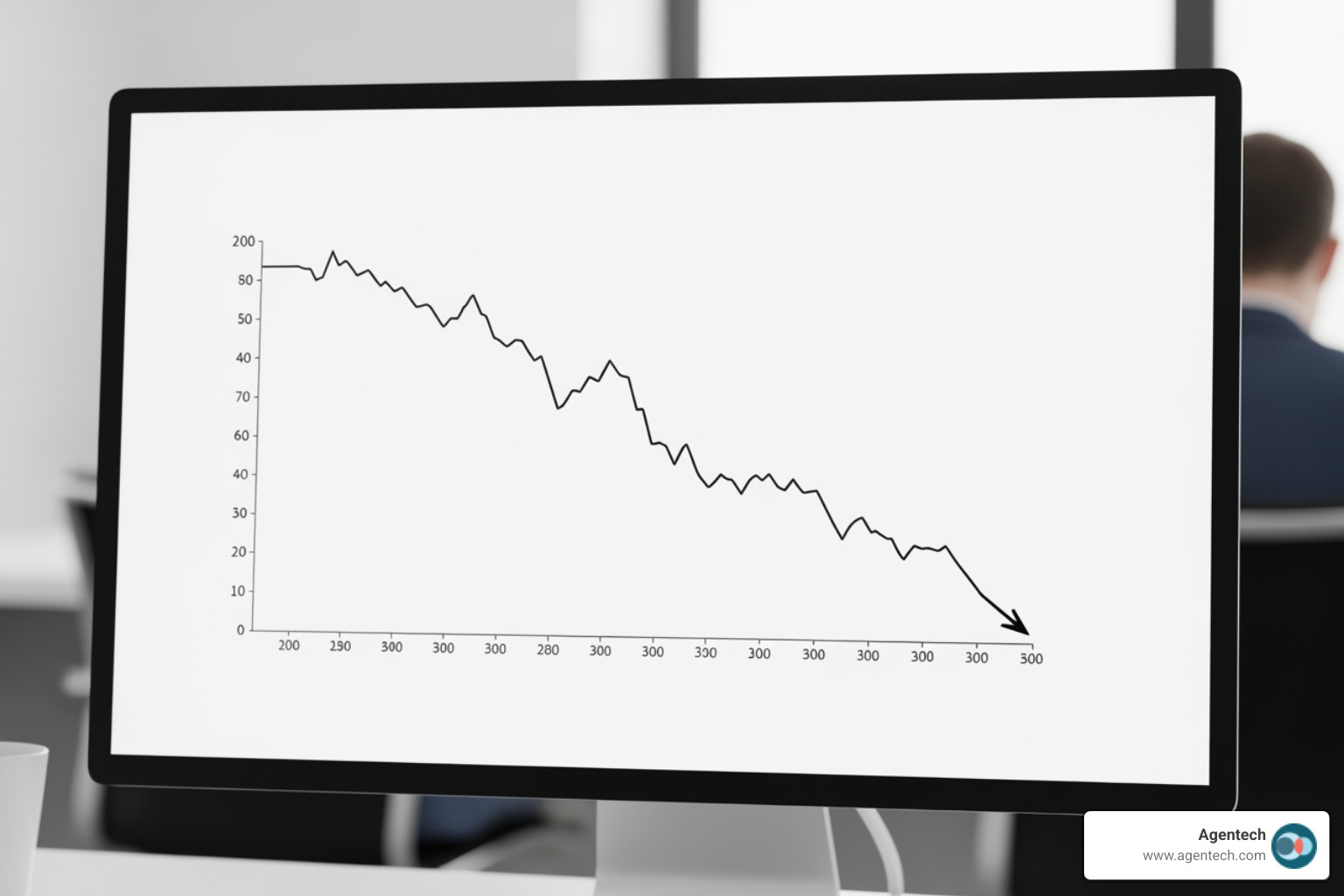 Graph showing reduced claim cycle times after AI implementation - AI-powered claims automation