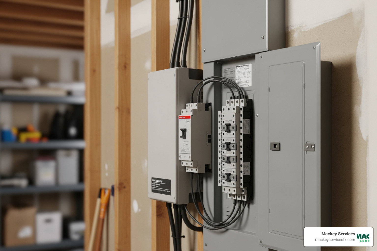 whole-home surge protector installed on an electrical panel - electrical repair webster tx whole-home surge protector installed on an electrical panel - electrical repair webster tx