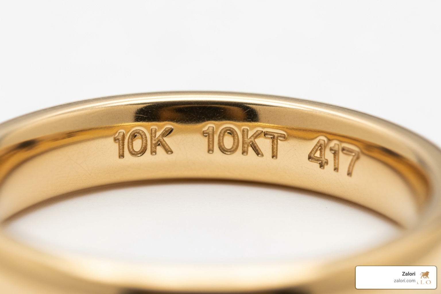 Examples of gold hallmarks for 10k gold, such as '10K', '10KT', or '417' - 10kt white gold mourning locket pendant with religious dove