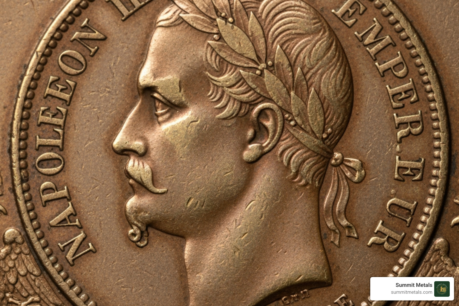 5 Centimes bronze coin - 1855 napoleon iii coin value