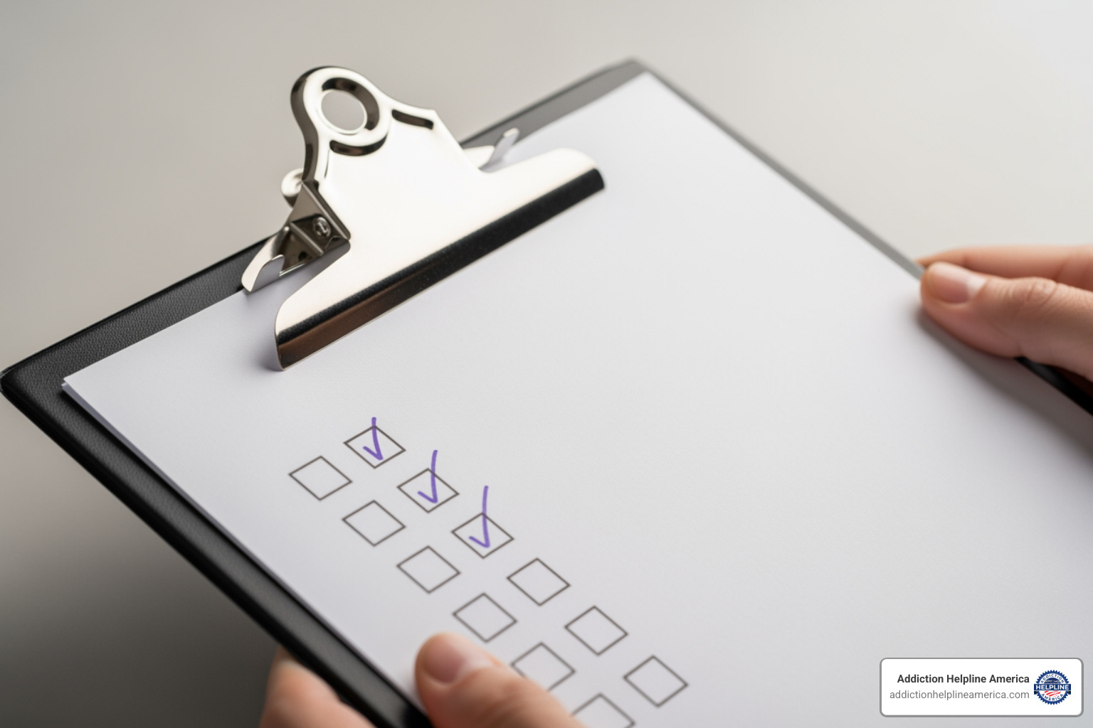 Checklist on a clipboard - help me find a good rehab center near me Checklist on a clipboard - help me find a good rehab center near me