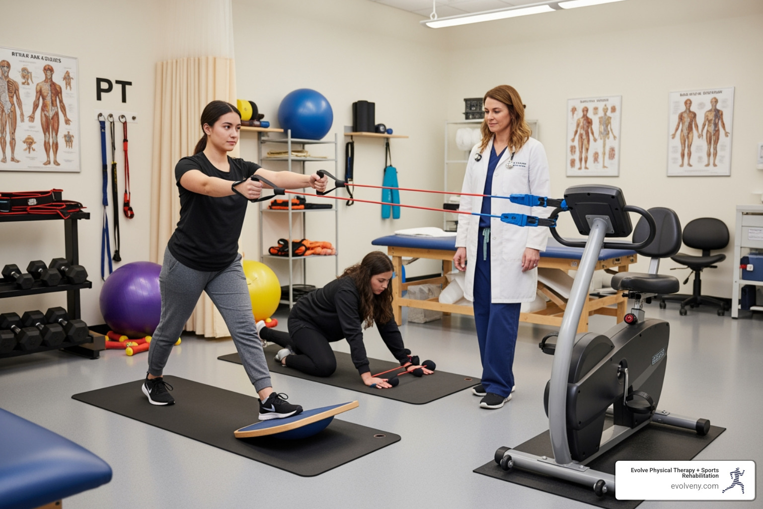 student in a physical therapy assistant lab setting - pediatric physical therapy assistant student in a physical therapy assistant lab setting - pediatric physical therapy assistant