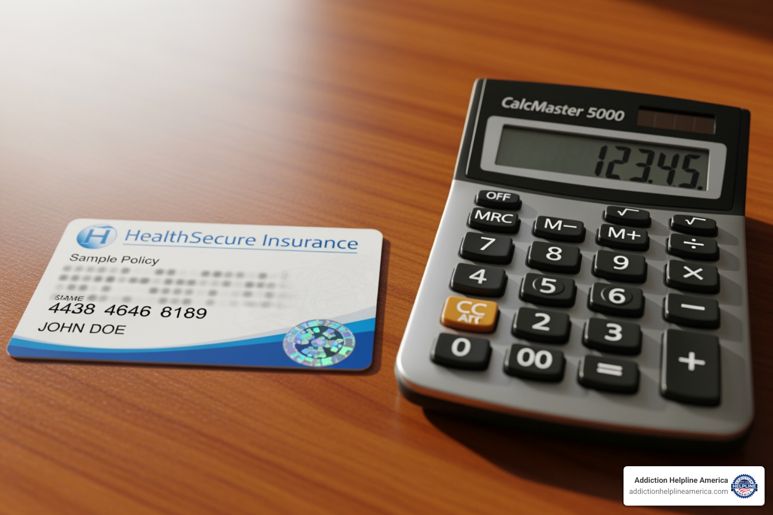 Insurance card and a calculator - where can you find vicodin rehab centers