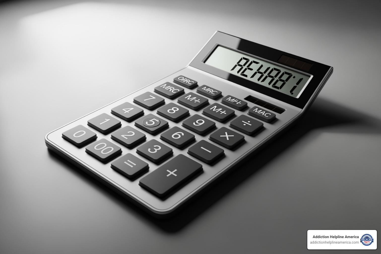 Calculator with the word "REHAB" on the screen - how much do alcohol treatment centers cost Calculator with the word "REHAB" on the screen - how much do alcohol treatment centers cost