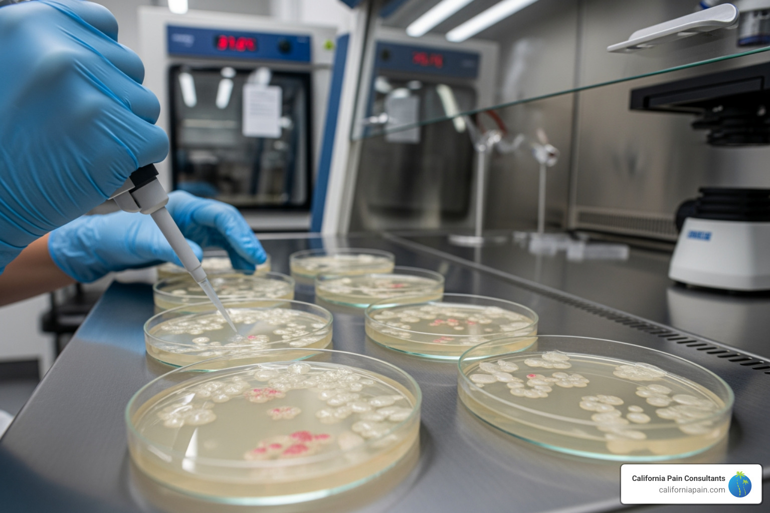 Stem cells in a lab setting - Nerve damage treatment