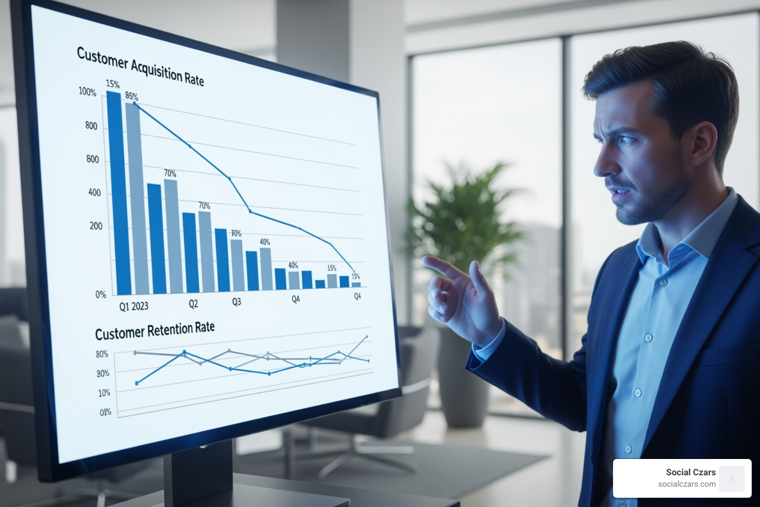 chart showing customer loss due to negative reviews - seo reputation management