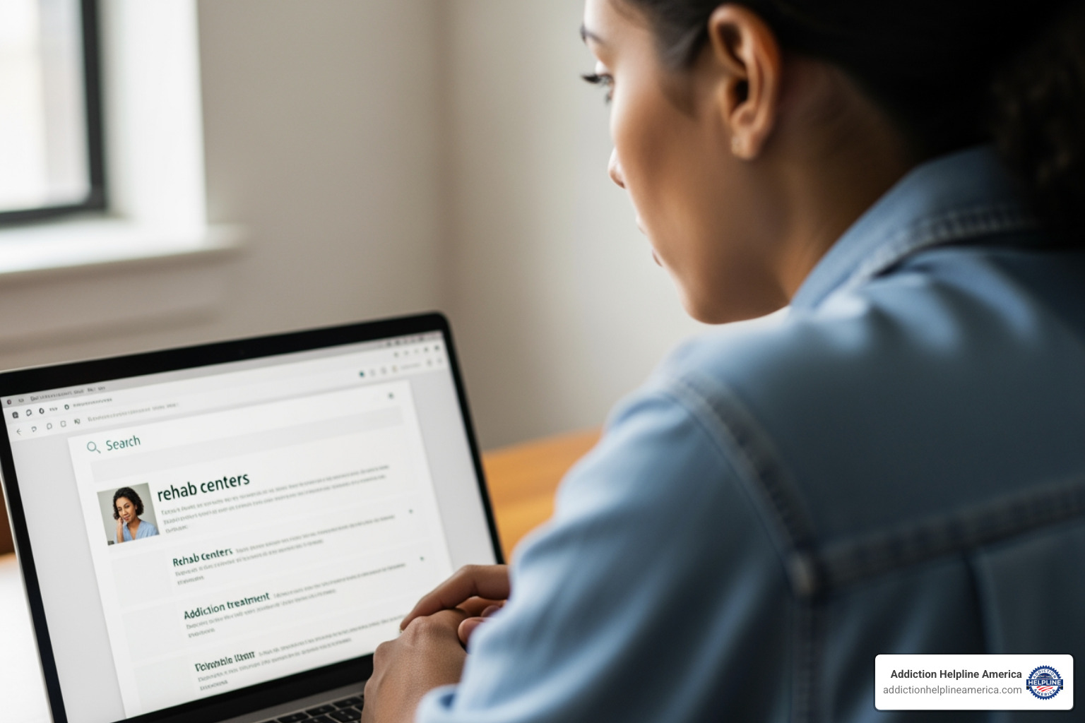 a person researching rehab centers on a laptop - find rehab centers a person researching rehab centers on a laptop - find rehab centers