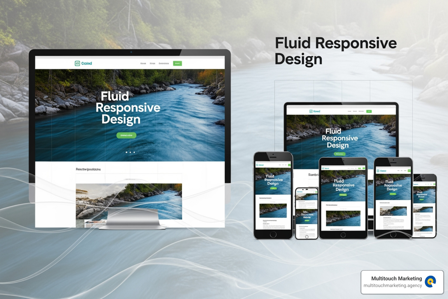 css code snippet showing percentage based widths and flexbox properties - Fluid responsive design css code snippet showing percentage based widths and flexbox properties - Fluid responsive design