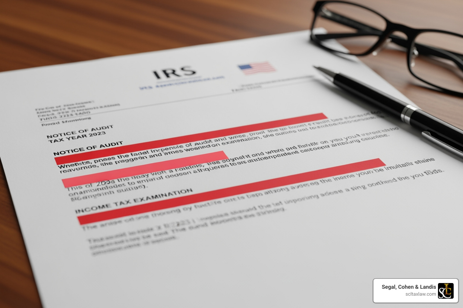 redacted IRS audit letter - audit tax return redacted IRS audit letter - audit tax return