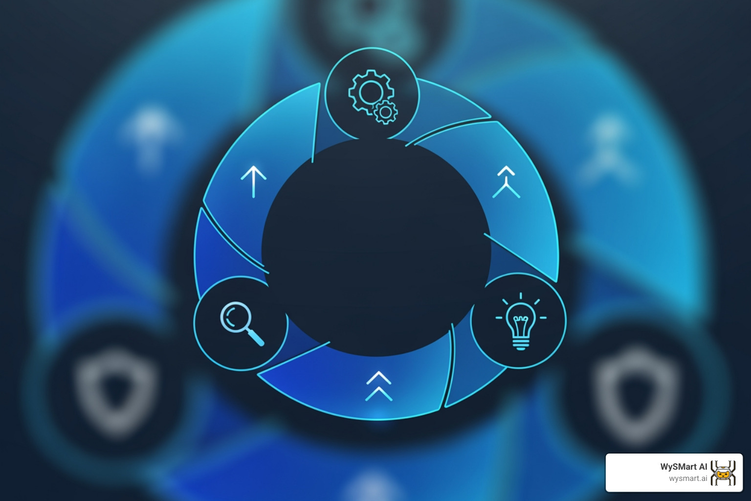 A five-step circular diagram showing the AI sales funnel implementation framework with icons for each step: 1. Audit & Define, 2. Choose & Integrate, 3. Implement Incrementally, 4. Measure & Analyze, 5. Iterate & Optimize - accounting firms - ai funnels & conversion A five-step circular diagram showing the AI sales funnel implementation framework with icons for each step: 1. Audit & Define, 2. Choose & Integrate, 3. Implement Incrementally, 4. Measure & Analyze, 5. Iterate & Optimize - accounting firms - ai funnels & conversion