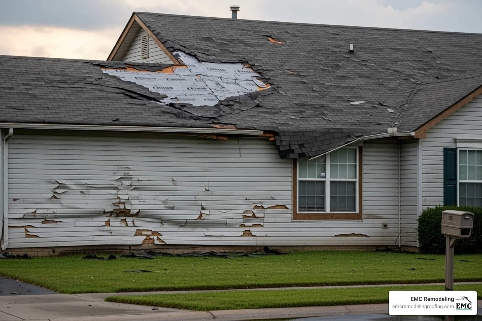 hail damaged siding and roof - siding repair services