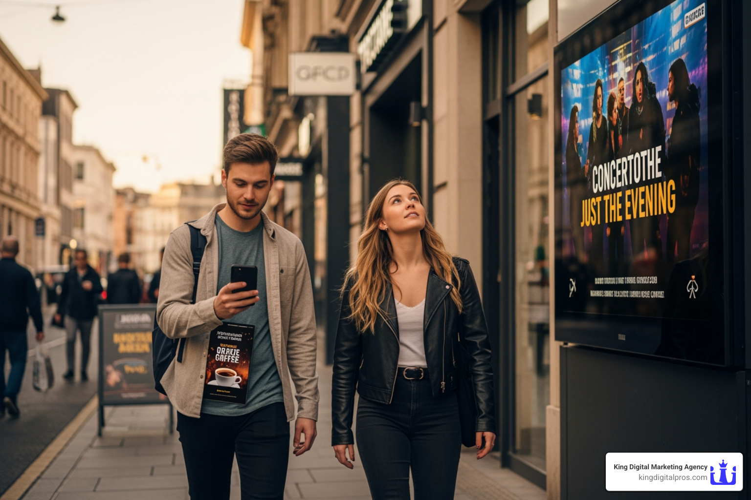 contextually relevant ad for a healthcare company in an airport terminal - place based advertising