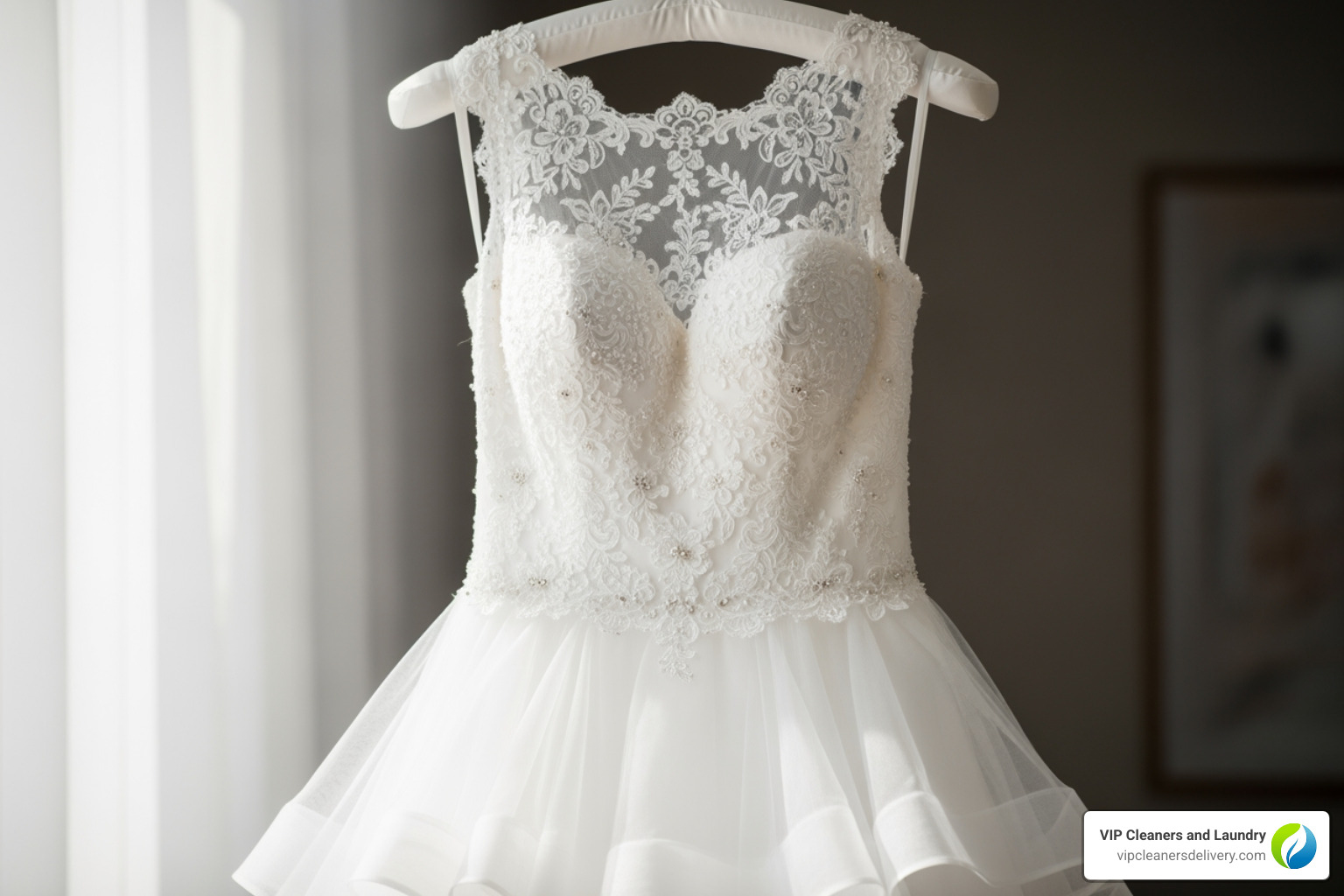 pristine wedding dress after cleaning - Dry Cleaners UTC pristine wedding dress after cleaning - Dry Cleaners UTC