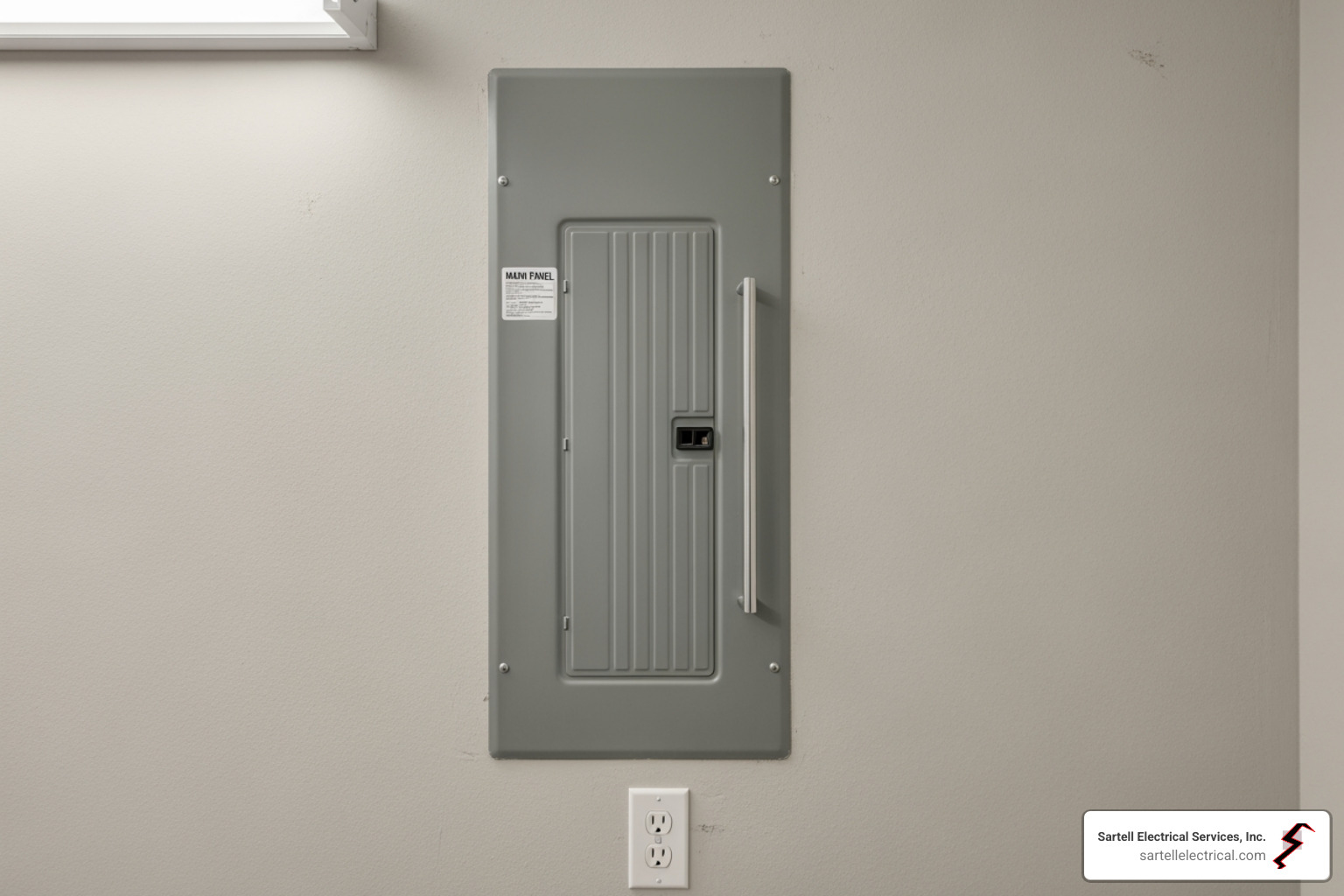 modern residential electrical panel - 200 amp service upgrade