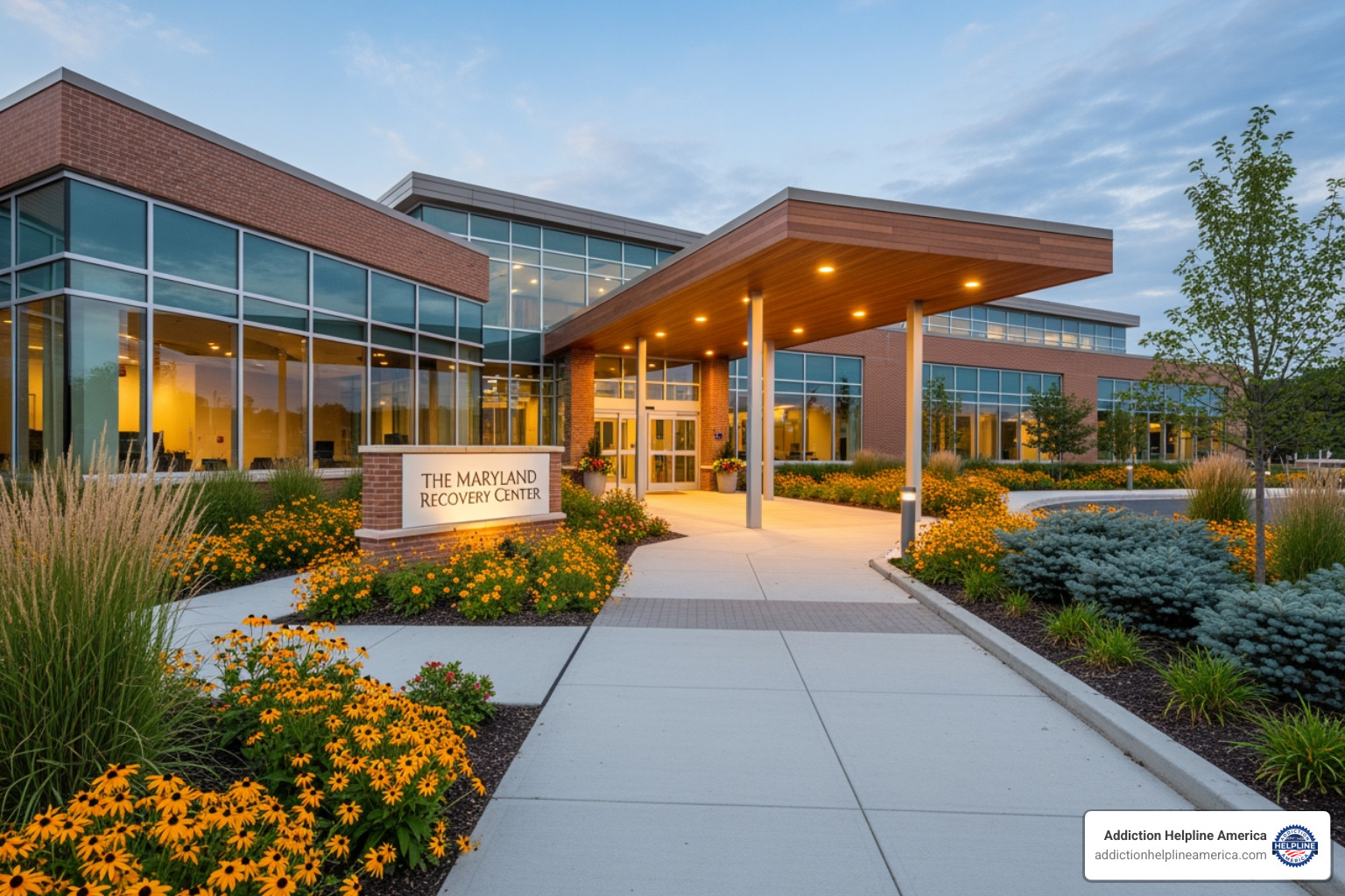 welcoming entrance to a Maryland rehab center - 30 day inpatient rehab programs maryland welcoming entrance to a Maryland rehab center - 30 day inpatient rehab programs maryland