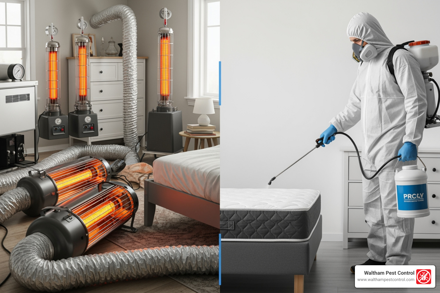 Comparison of Heat Treatments vs. Conventional Chemical Treatments - professional bed bug treatment Comparison of Heat Treatments vs. Conventional Chemical Treatments - professional bed bug treatment