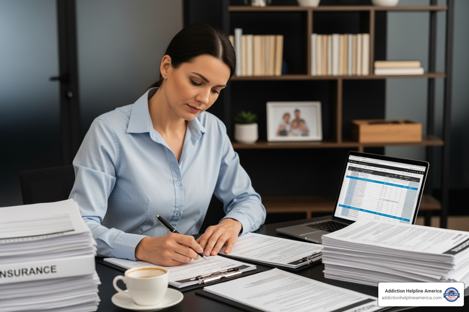 Person reviewing insurance documents - 30 day inpatient rehab programs near hillsborough county Person reviewing insurance documents - 30 day inpatient rehab programs near hillsborough county