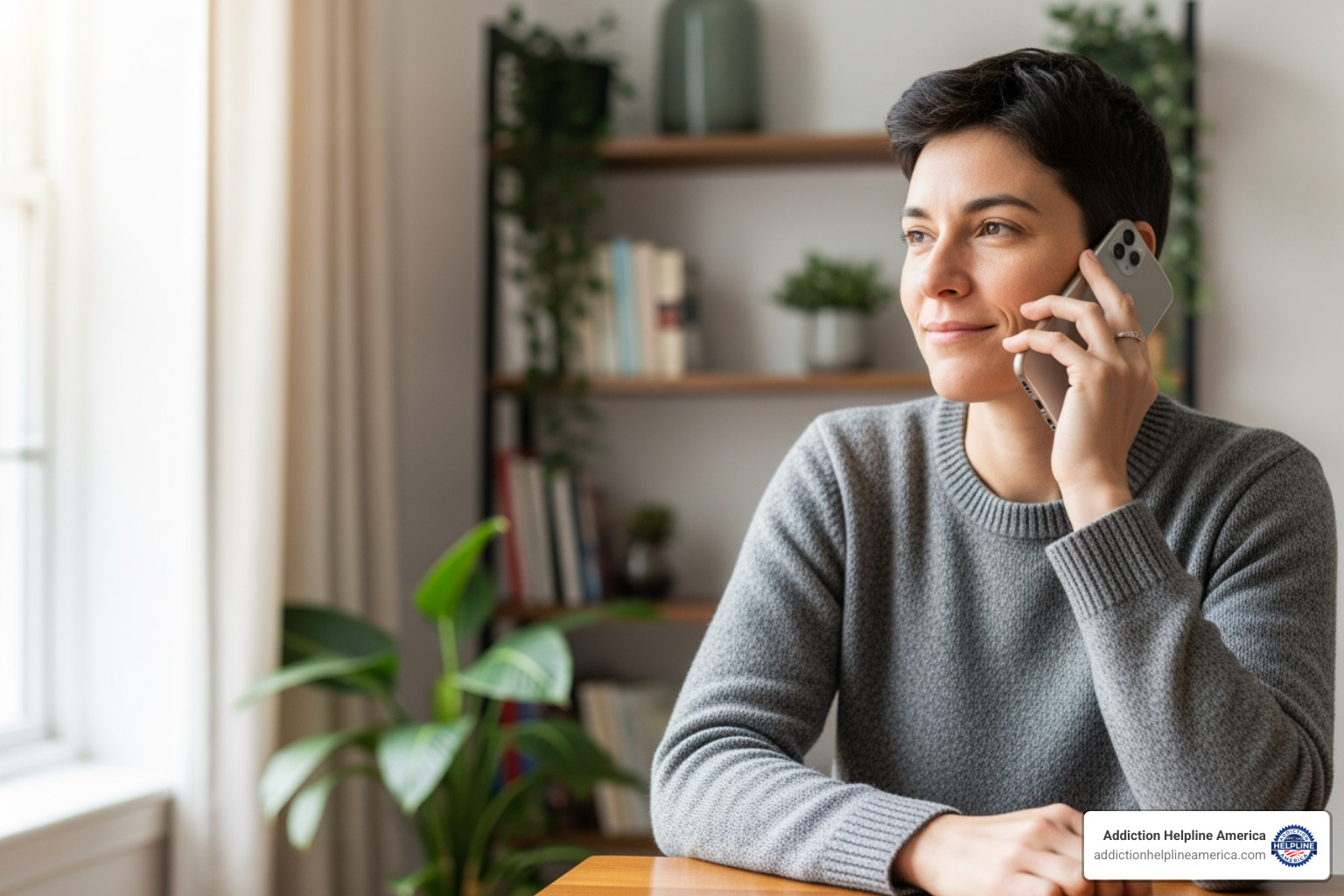 person on the phone with an admissions coordinator, looking relieved - 30 day inpatient rehab programs near orange county person on the phone with an admissions coordinator, looking relieved - 30 day inpatient rehab programs near orange county