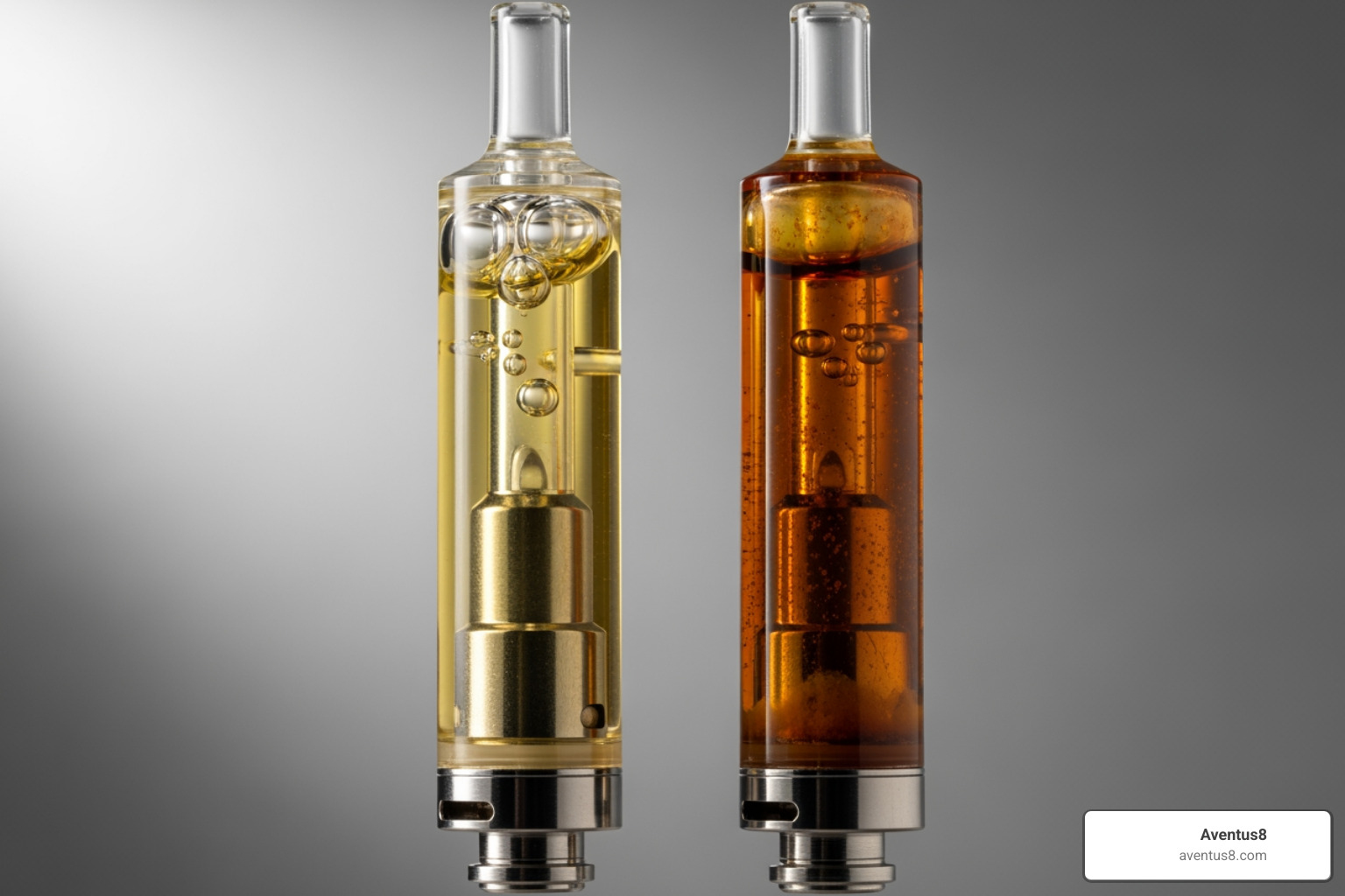 Fresh vs. Degraded Vape Oil - THC vape longevity