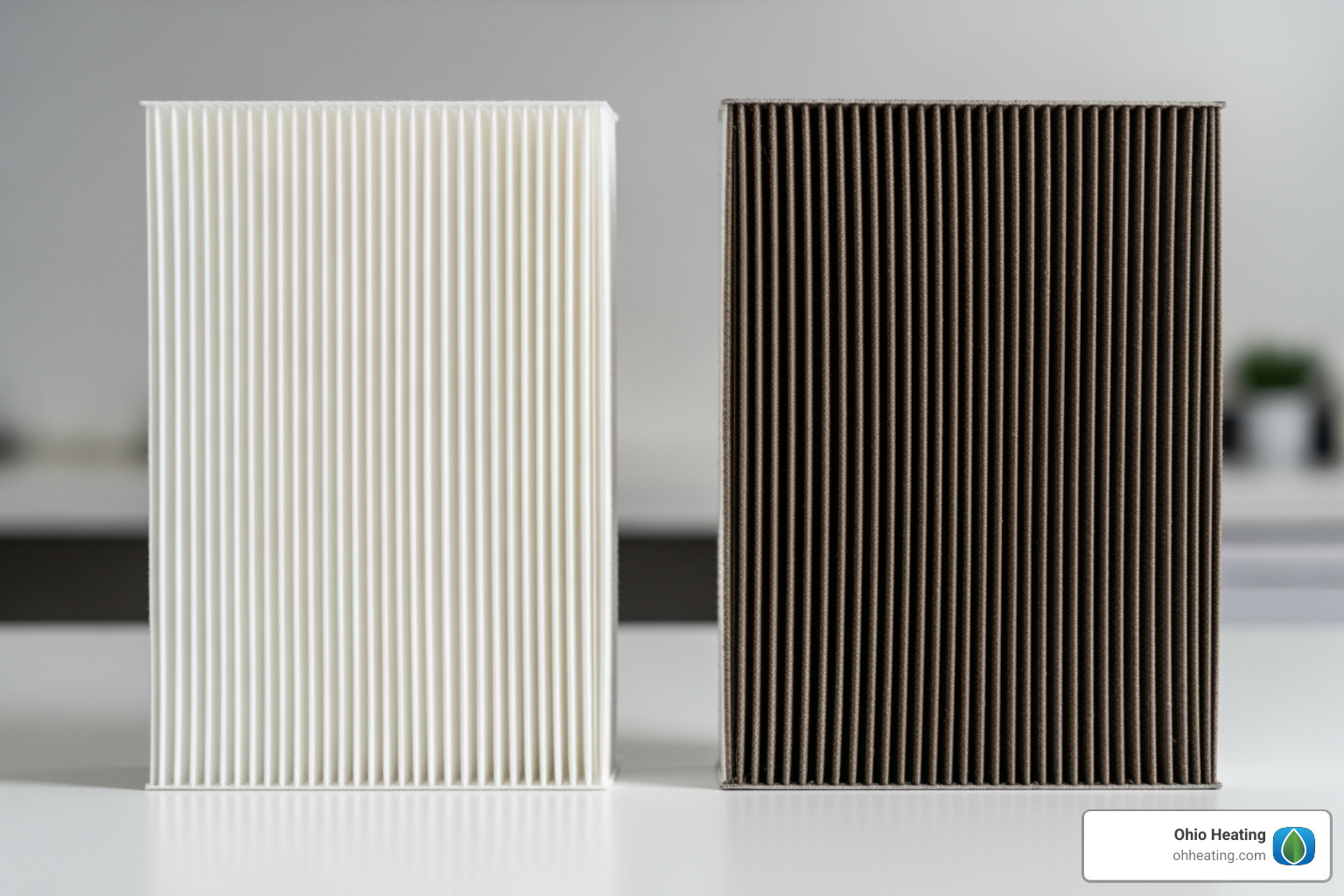 clean vs dirty air filter - Preventative AC maintenance clean vs dirty air filter - Preventative AC maintenance