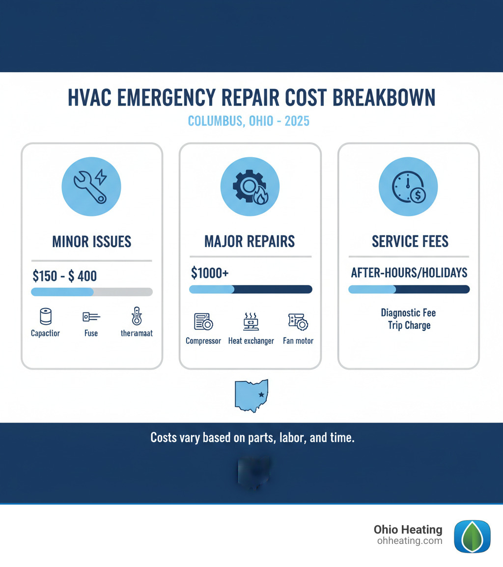 HVAC repair cost breakdown infographic - emergency heating and air conditioning repair columbus ohio infographic HVAC repair cost breakdown infographic - emergency heating and air conditioning repair columbus ohio infographic