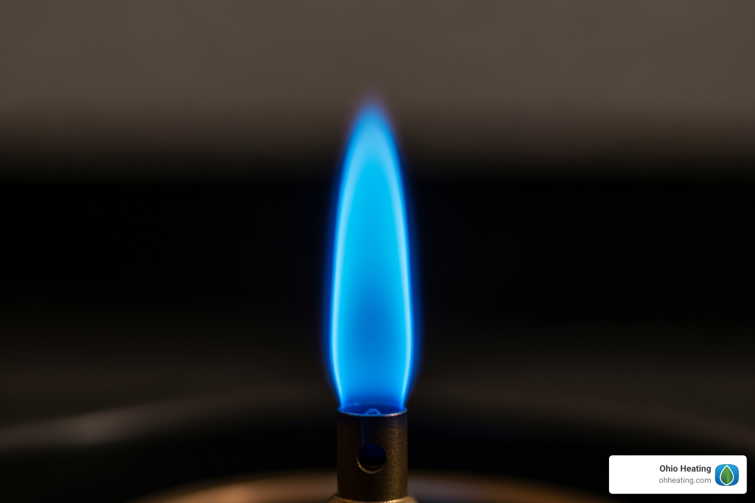 A healthy blue pilot light flame - Boiler not heating A healthy blue pilot light flame - Boiler not heating