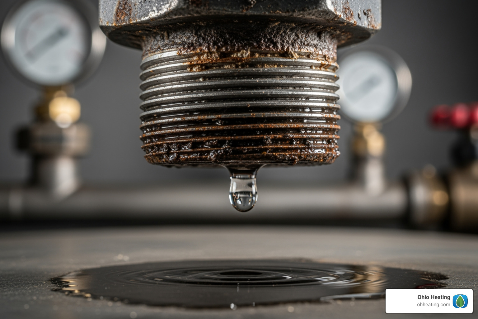 Water dripping from a boiler pipe joint - Boiler not heating Water dripping from a boiler pipe joint - Boiler not heating