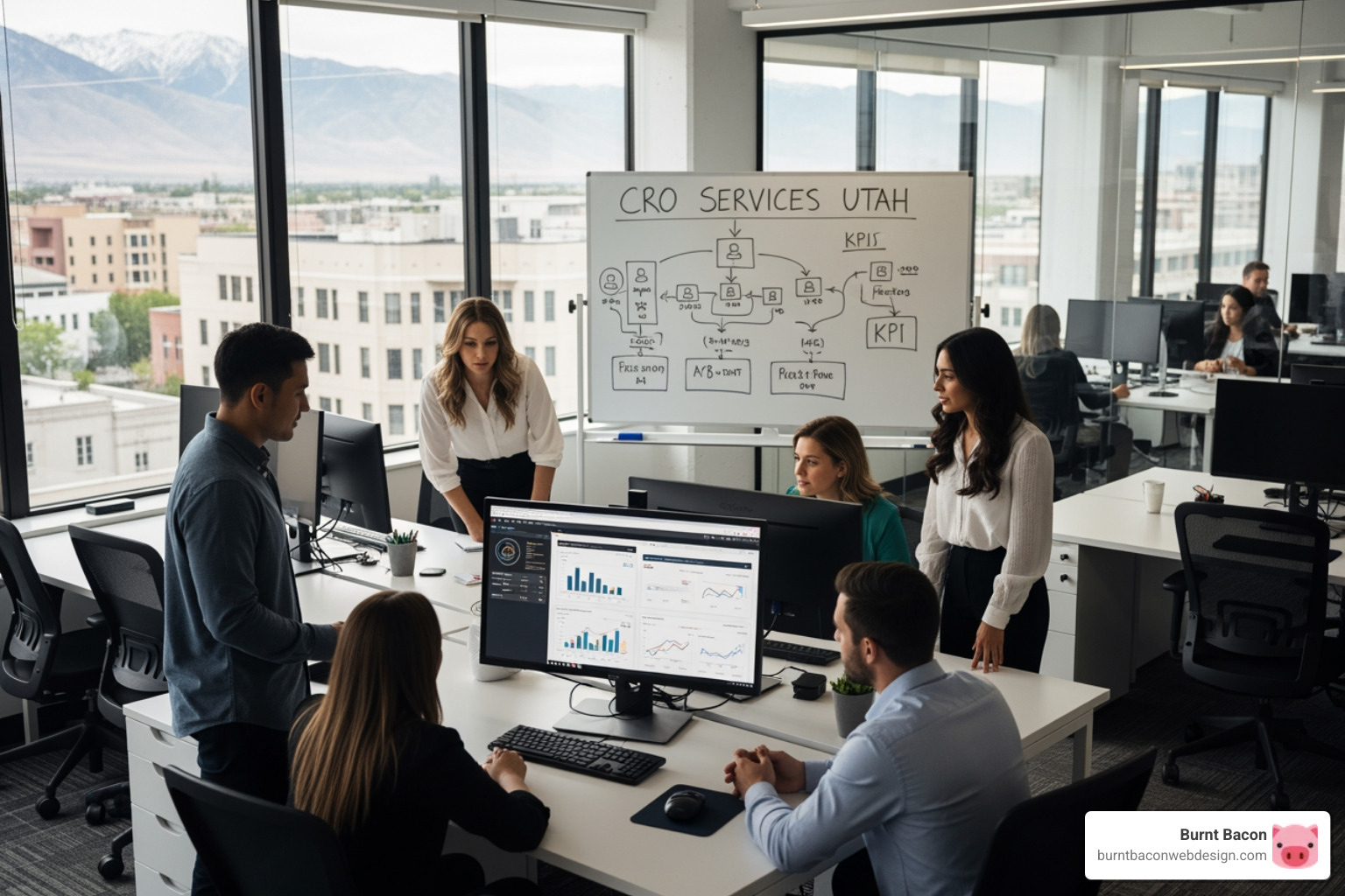 User experience map on a digital tablet - cro services utah