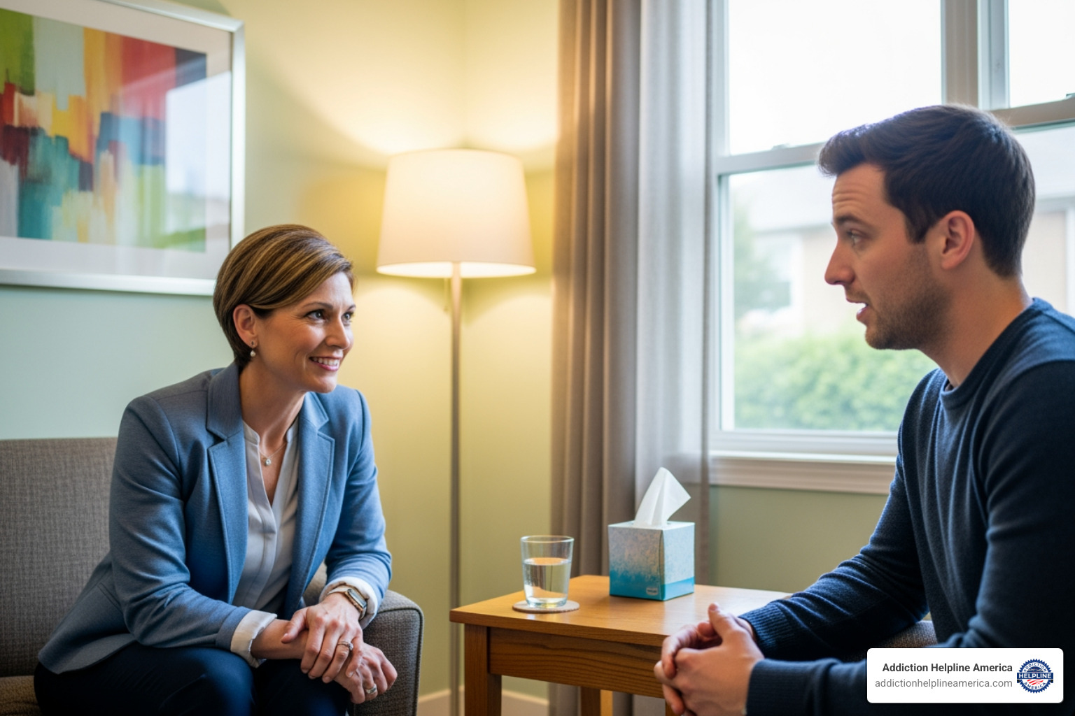 one-on-one counseling session - alcohol rehab inpatient residential program