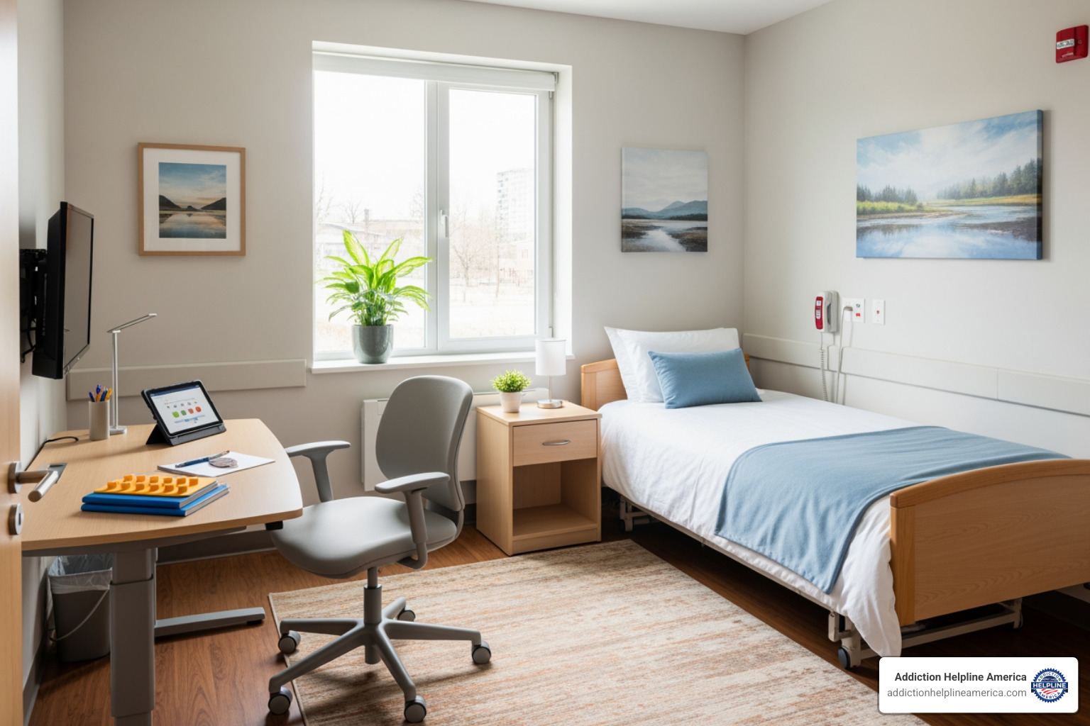 comfortable, private room in a rehab center - alcohol and drug rehab inpatient program comfortable, private room in a rehab center - alcohol and drug rehab inpatient program