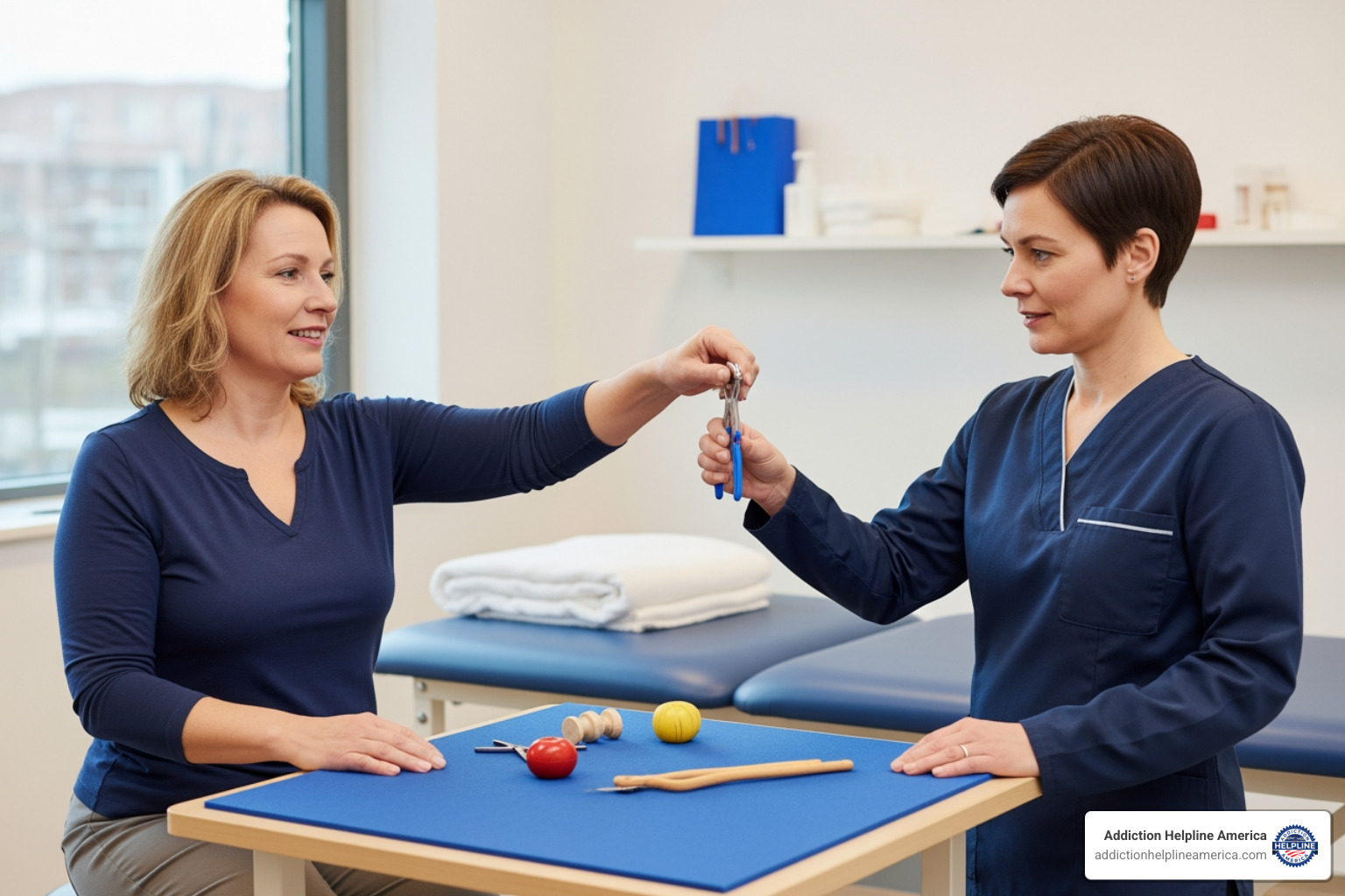 patient in occupational therapy session - short term rehab centers near me