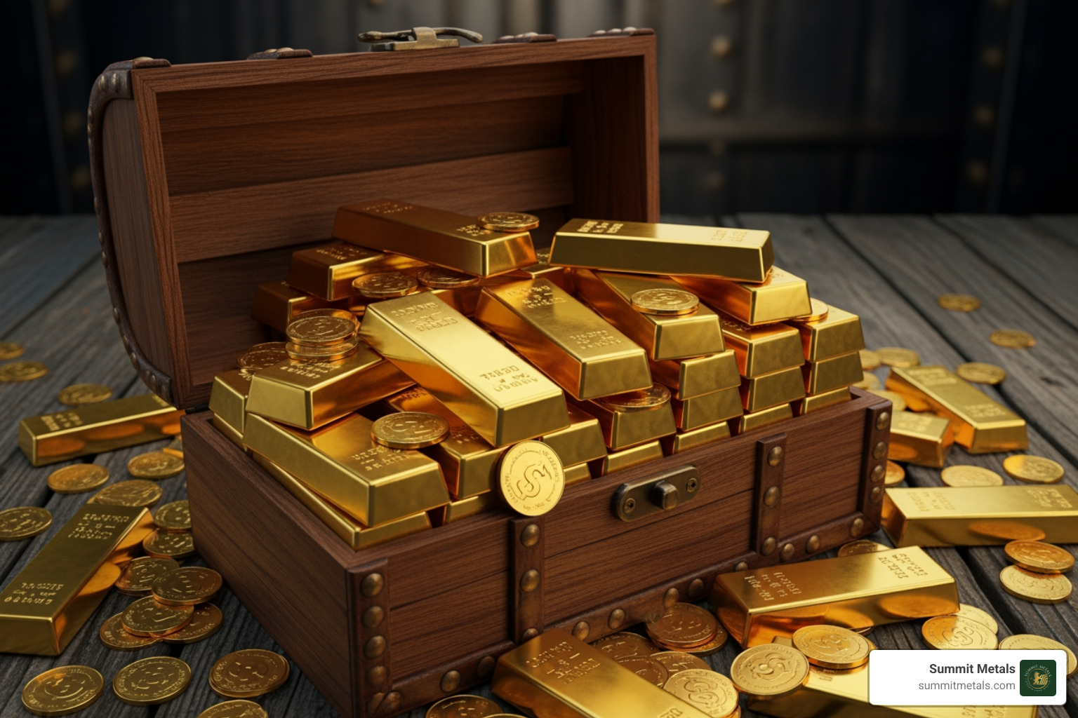 A gold bar held in a gloved hand, showing the assay card with a matching serial number - Where to buy gold bars