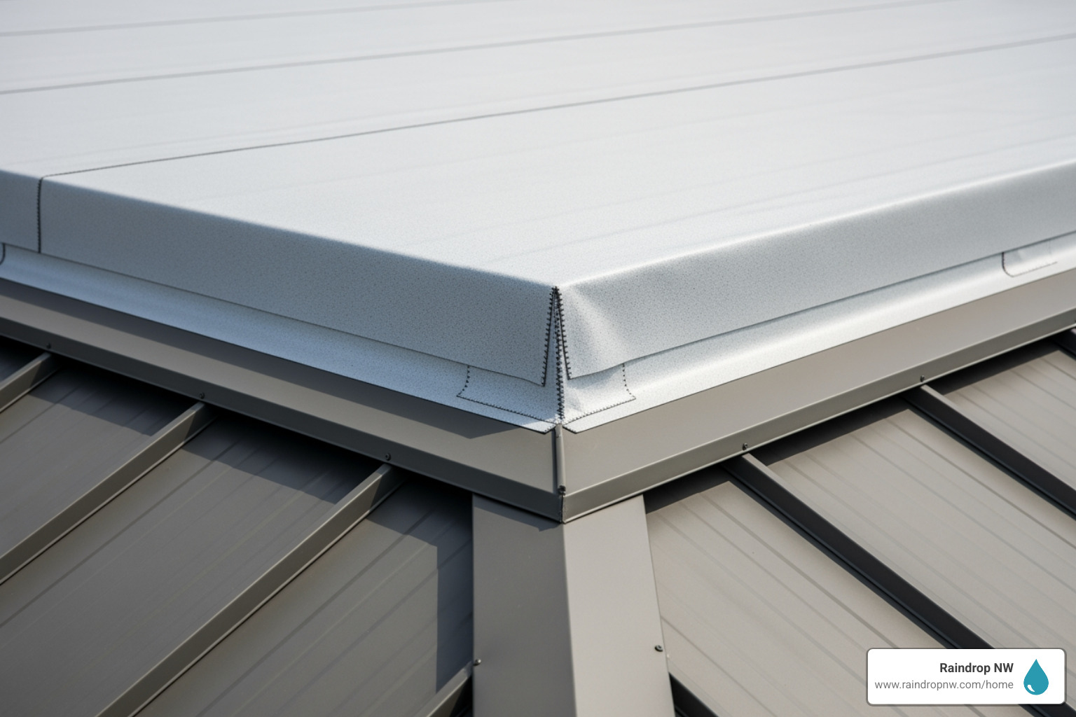 TPO and metal roofing panels - commercial new and replacement roofs service in aloha or TPO and metal roofing panels - commercial new and replacement roofs service in aloha or