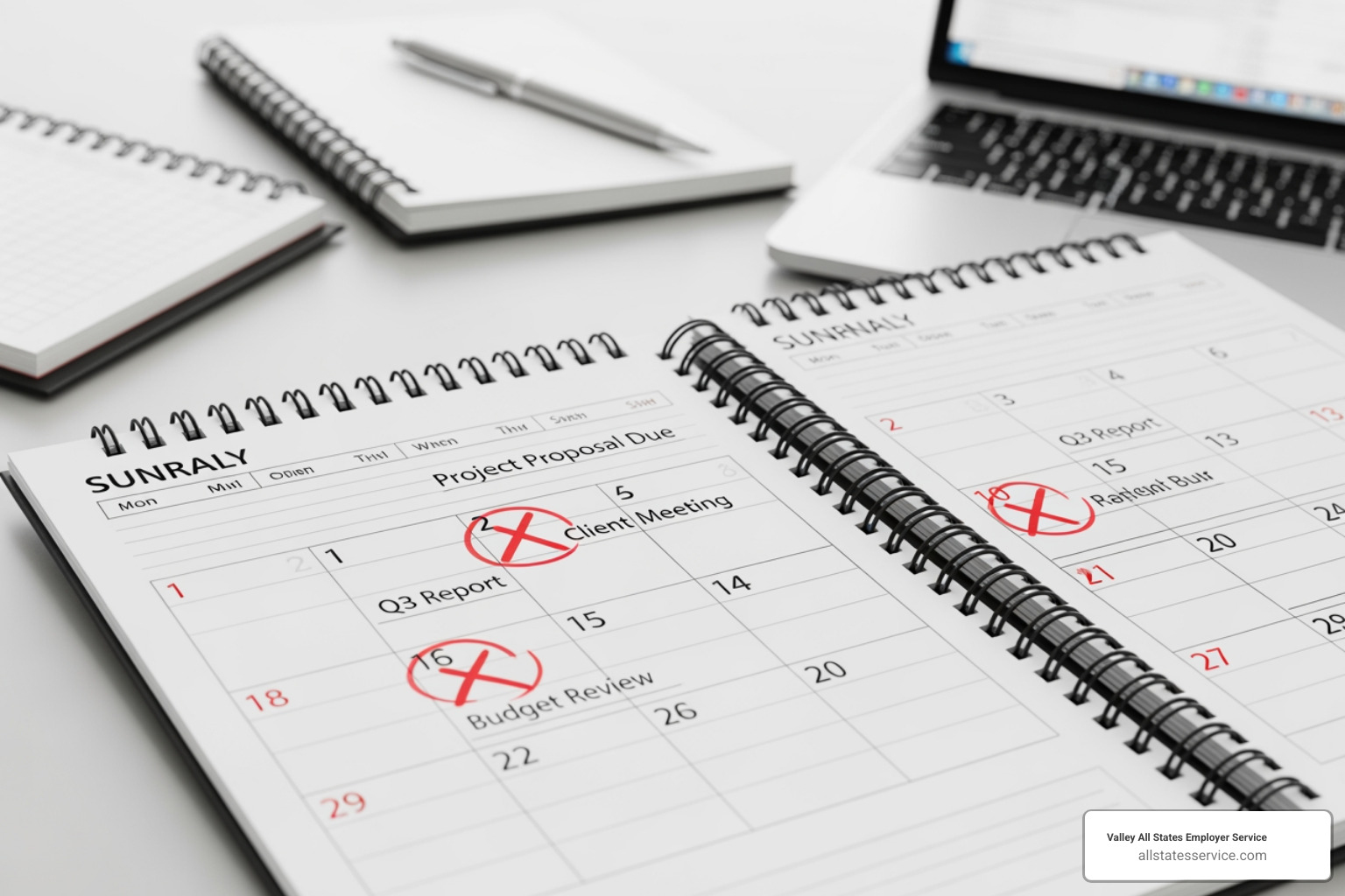 A calendar highlighting key I-9 and E-Verify deadlines - E-Verify vs I-9