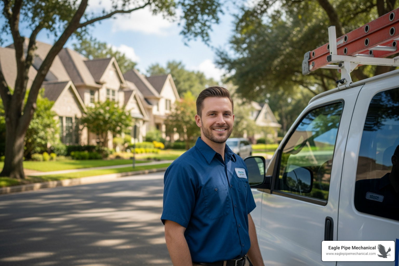 Friendly, NATE-certified technician with a van in a Kitsap County neighborhood - gas conversion contractor kitsap county